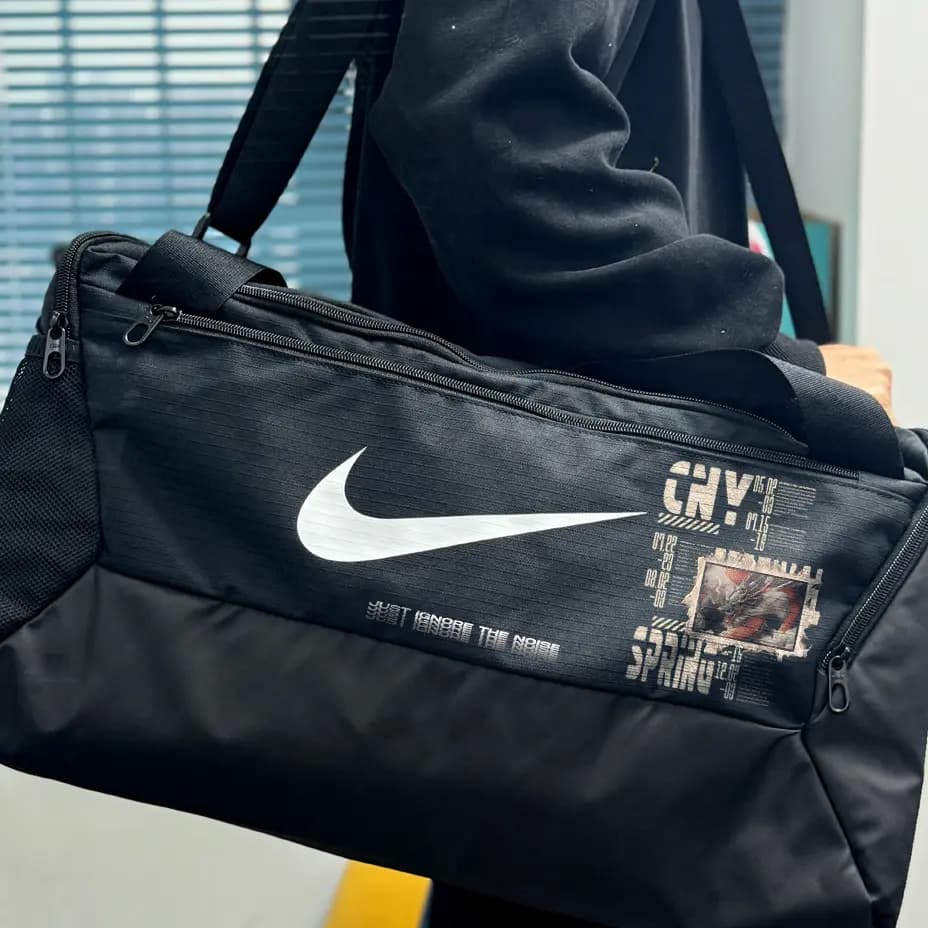 Nike Brasilia CNY İdman və Səyahət Çantası Unisex Qara 6