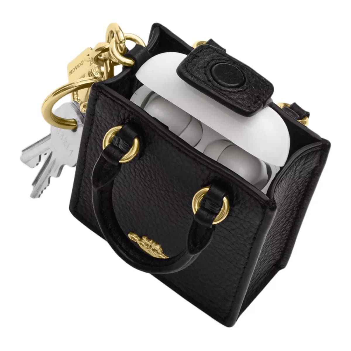COACH North/South 8 Qulaqlıq Qabı Qadın Qara 2