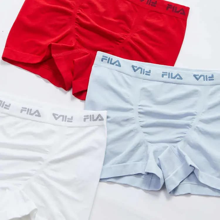 FILA KIDS HOME Uşaq Alt Geyimi 3-lü Dəst Qırmızı/Göy/Ağ 4