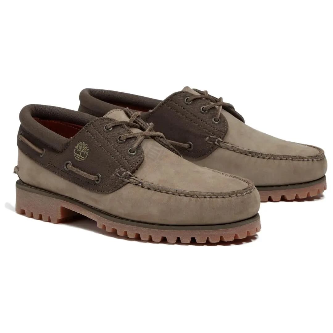 Timberland AUTHENTICS Kişi Boat Ayaqqabısı Yaşıl 3