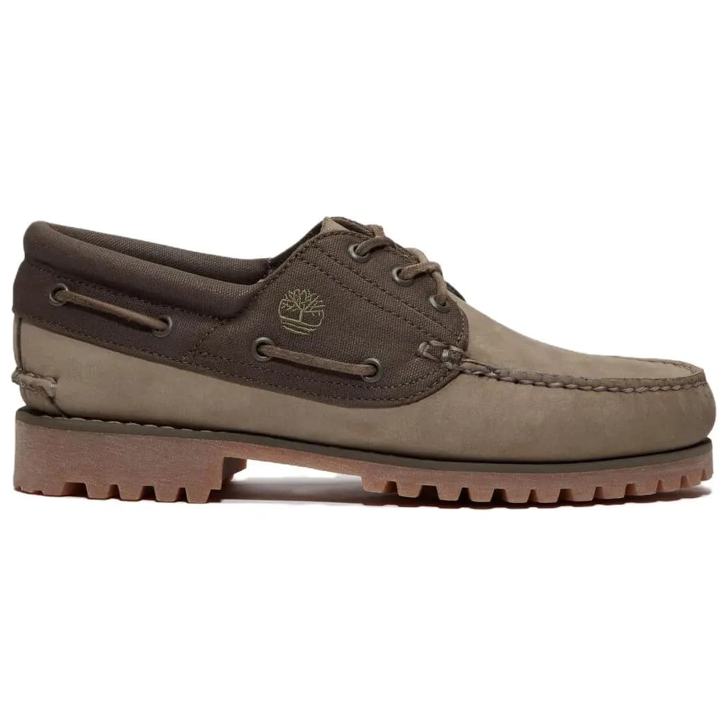 Timberland AUTHENTICS Kişi Boat Ayaqqabısı Yaşıl 2