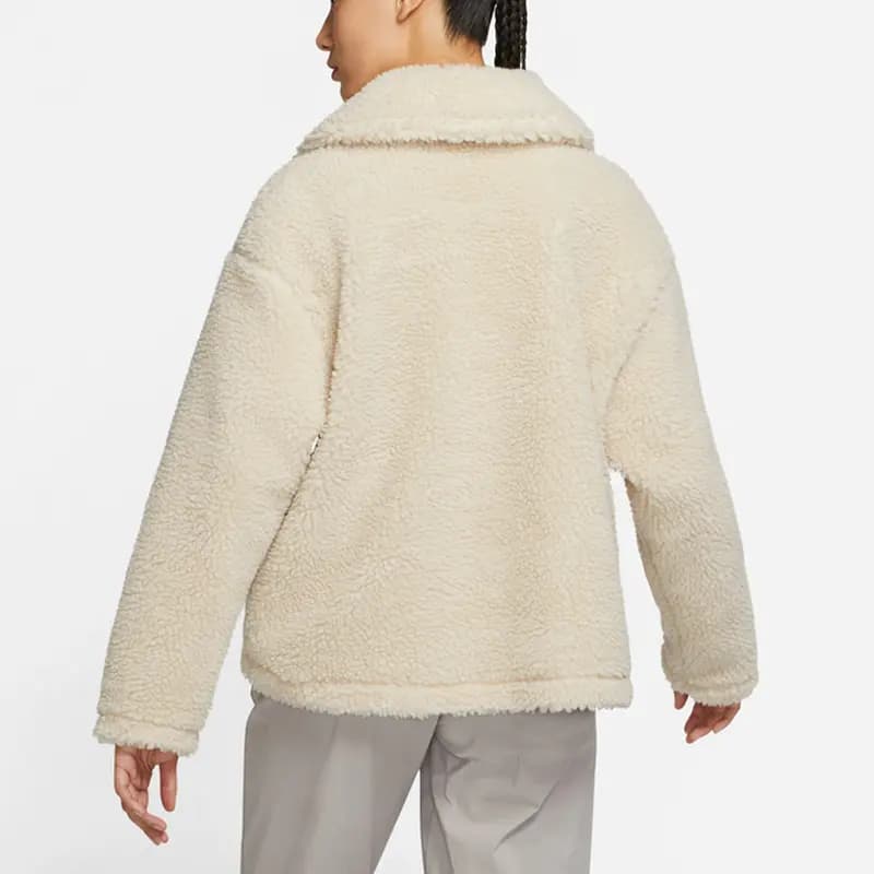 Nike Swoosh Women'ss Full Zip Jacket Asia Sizing Rattan/Sail 5