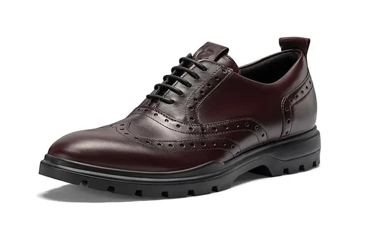 Ecco Suitable For Walking Collection Dress Shoes Men's Burgundy 2