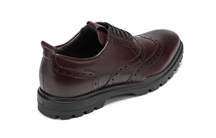 Ecco Suitable For Walking Collection Dress Shoes Men's Burgundy 4