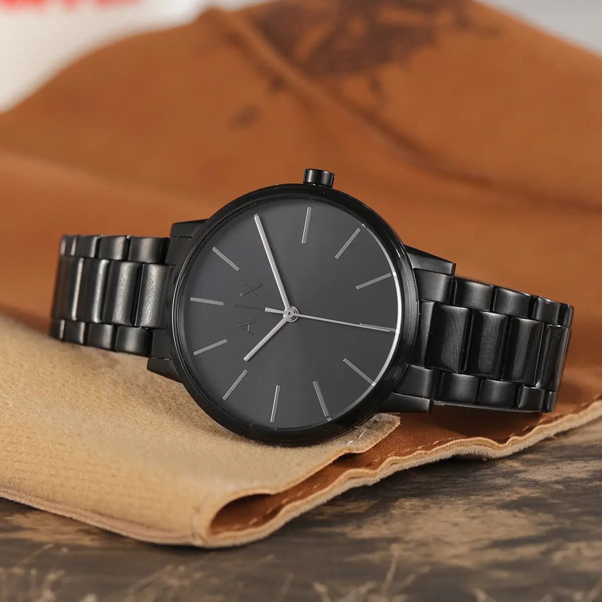 ARMANI EXCHANGE Kişi Qol Saatı Qara 10