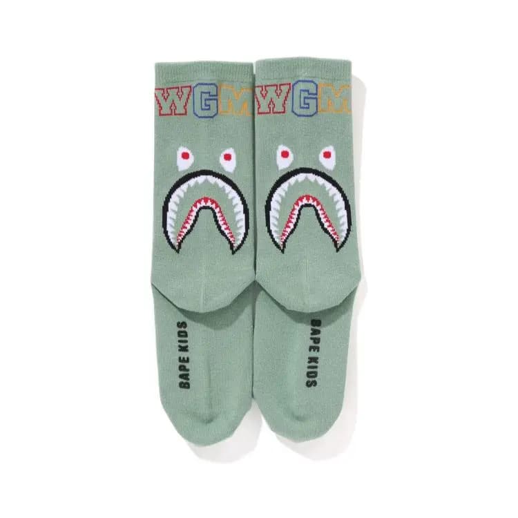 A BATHING APE WGM Corab Uşaqlar üçün 4
