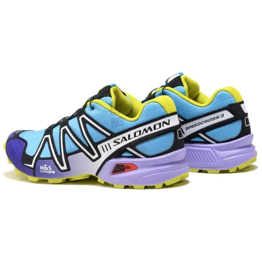 SALOMON Speedcross 3 Unisex Outdoor Ayaqqabısı Mavi/Bənövşəyi 3