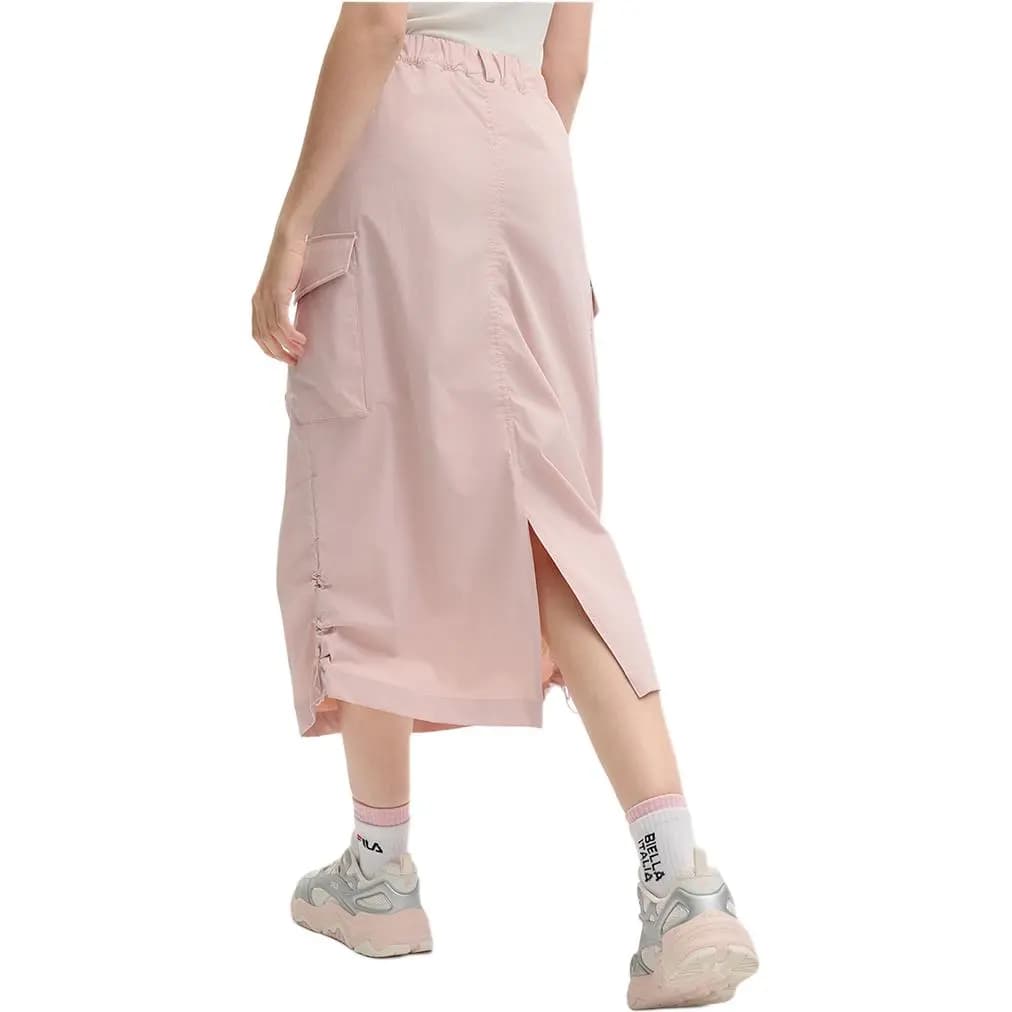 FILA ORIGINALE Woven Cargo Qadın Midi Ətəyi Çəhrayı 4
