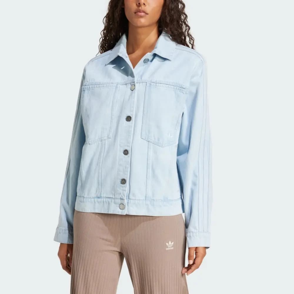 adidas originals Denim Qadın Pencəyi Mavi 2