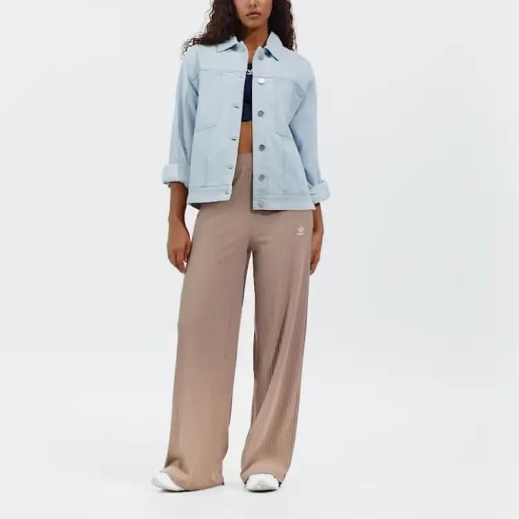 adidas originals Denim Qadın Pencəyi Mavi 4
