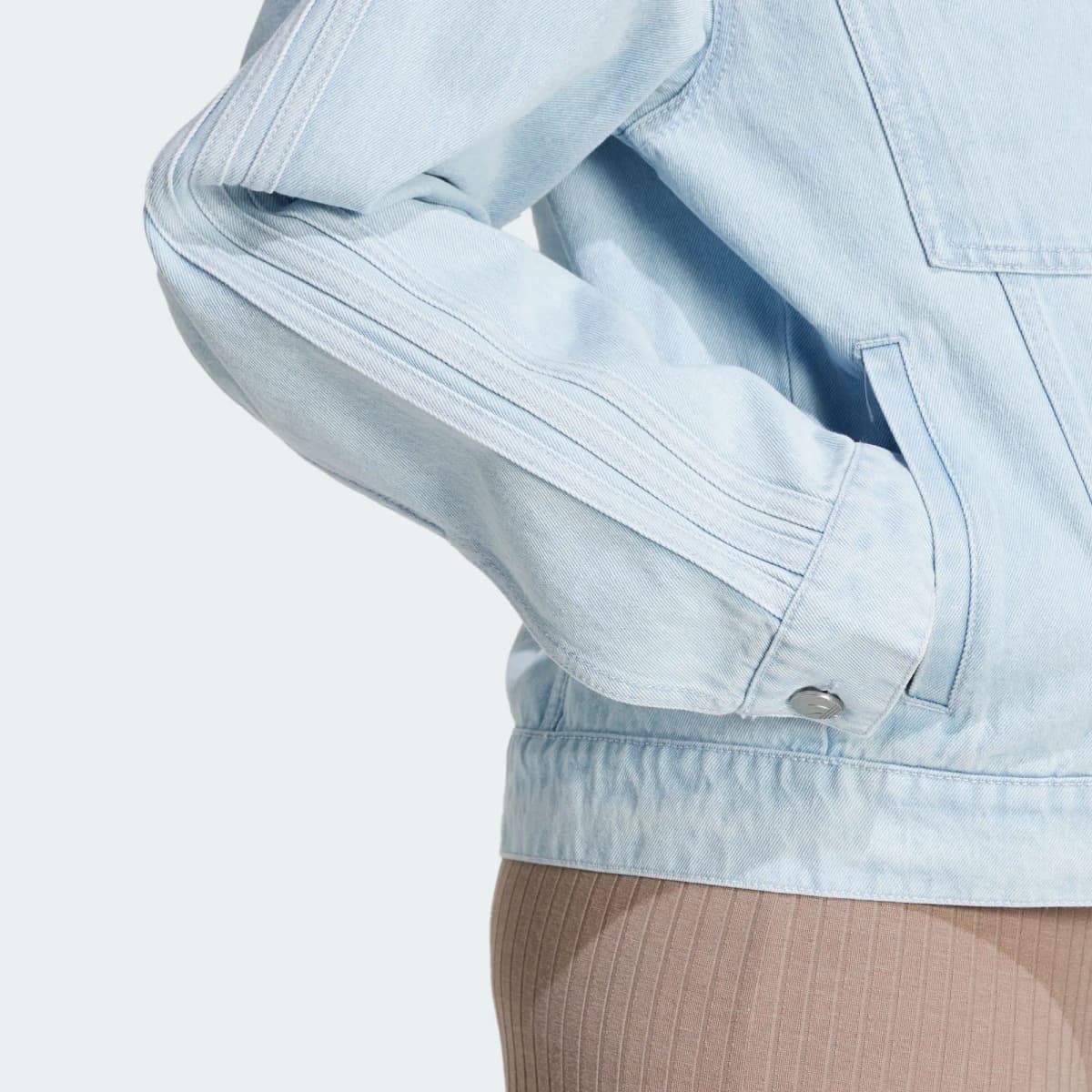 adidas originals Denim Qadın Pencəyi Mavi 6