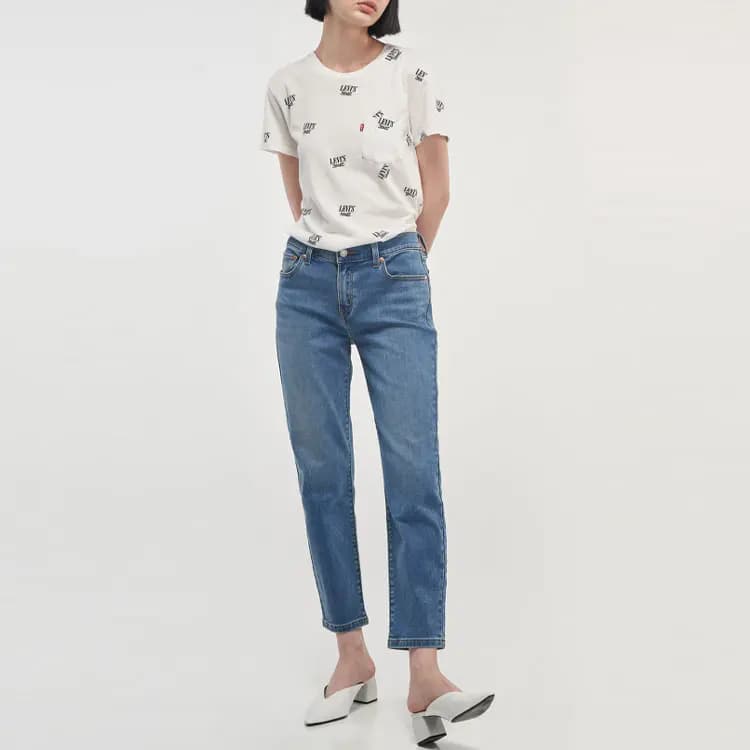levi’s FW21 Qadın Cins Şalvar Mavi 3
