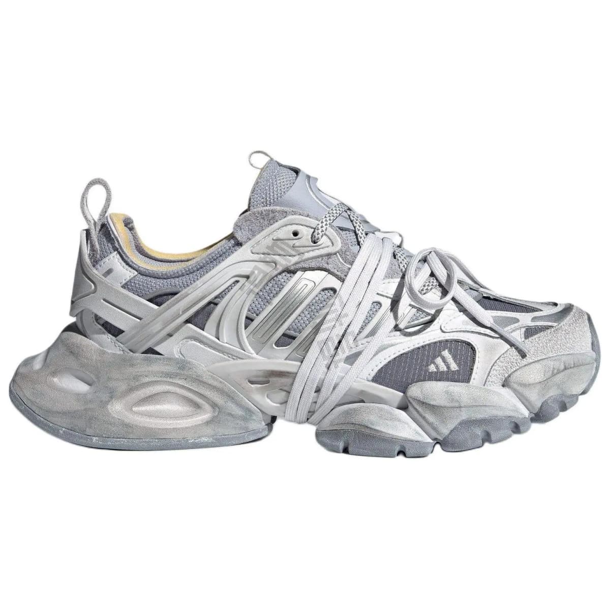 Adidas XLG RUNNER DELUXE İdman Ayaqqabısı Unisex Boz 2