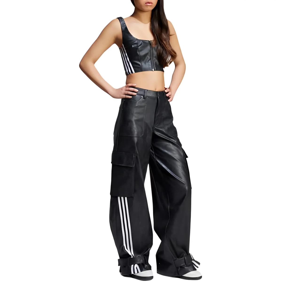 adidas Originals Qadın Mayka Qara 2