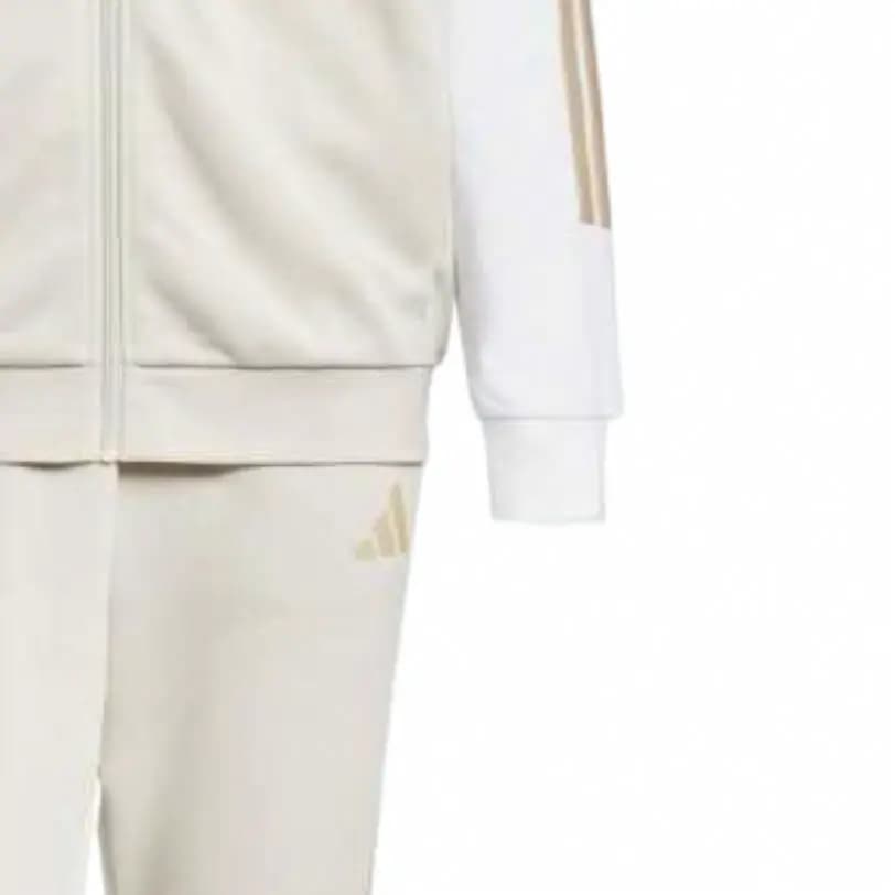 adidas Sportswear Comfortable Breathable Moisture-Wicking Jacket & Pants Casual Tracksuit Unisex Bauxite Brown/White 4