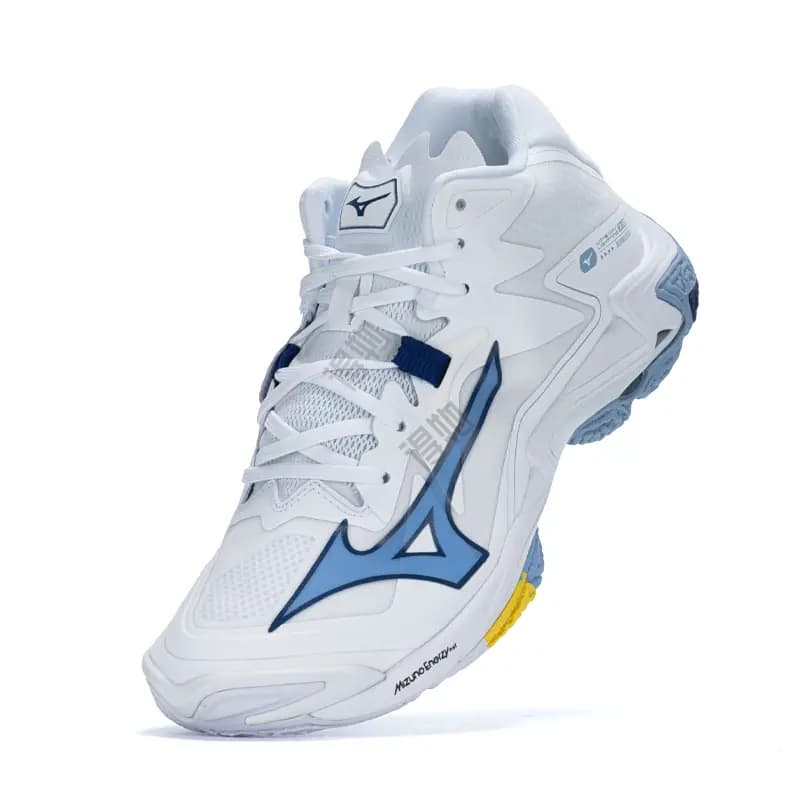 Mizuno Wave Lightning Z8 Mid 'White Bellwether Blue' 2