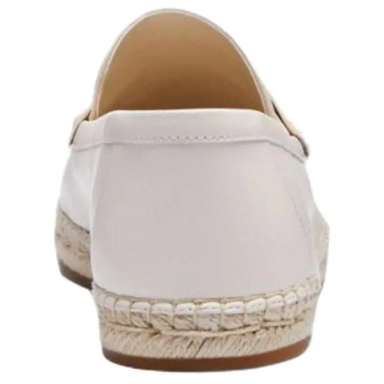 COACH Loafer Fisherman Ayaqqabısı Qadın Off-White 5