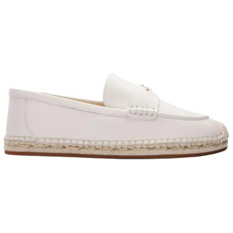 COACH Loafer Fisherman Ayaqqabısı Qadın Off-White 2