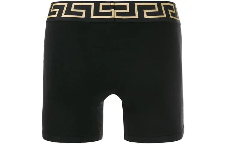 VERSACE Logo Slim Fit Boxer Briefs Men's Black 2