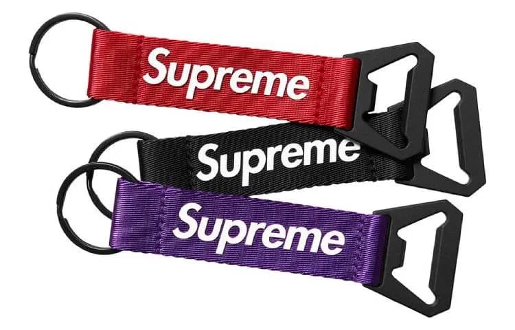 Supreme Webbing Keychain 4