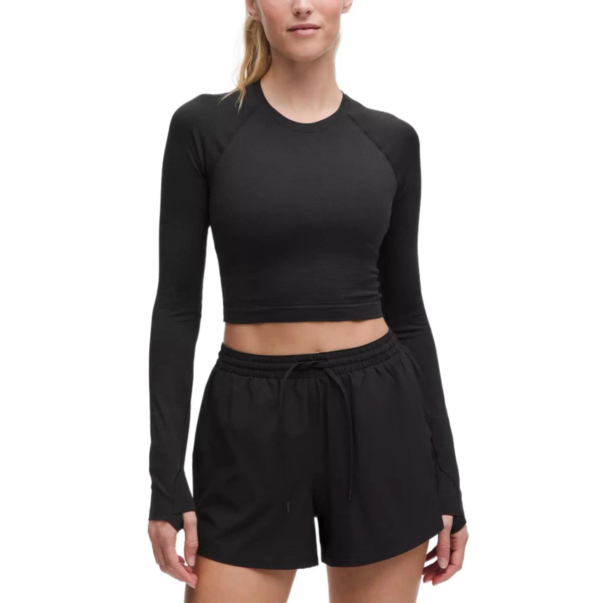 lululemon Swiftly Tech Cropped Series İdman Üstü Qadın 4