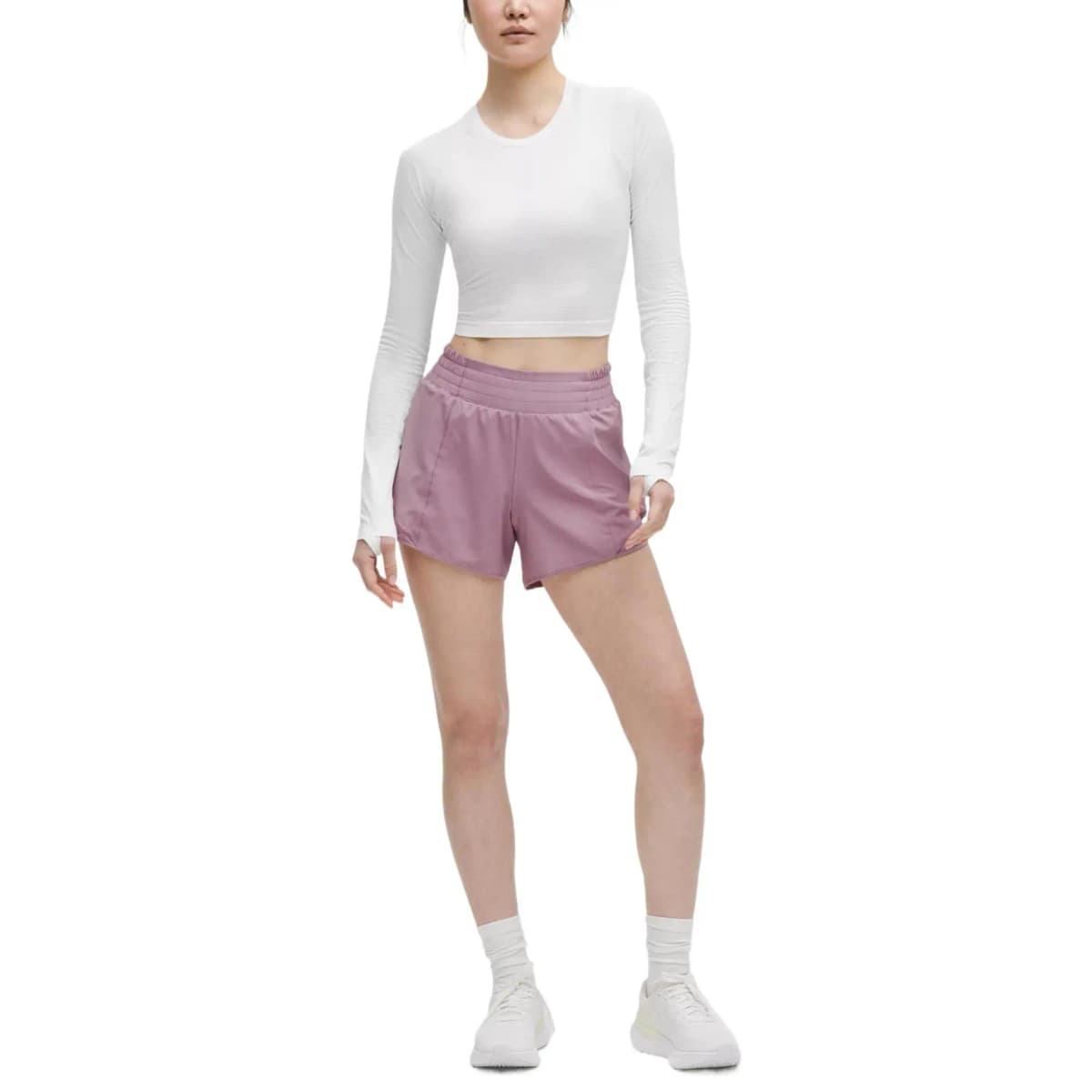 lululemon Swiftly Tech Cropped Series İdman Üstü Qadın 9
