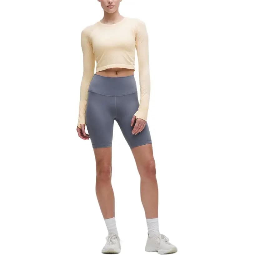 lululemon Swiftly Tech Cropped Series İdman Üstü Qadın 11