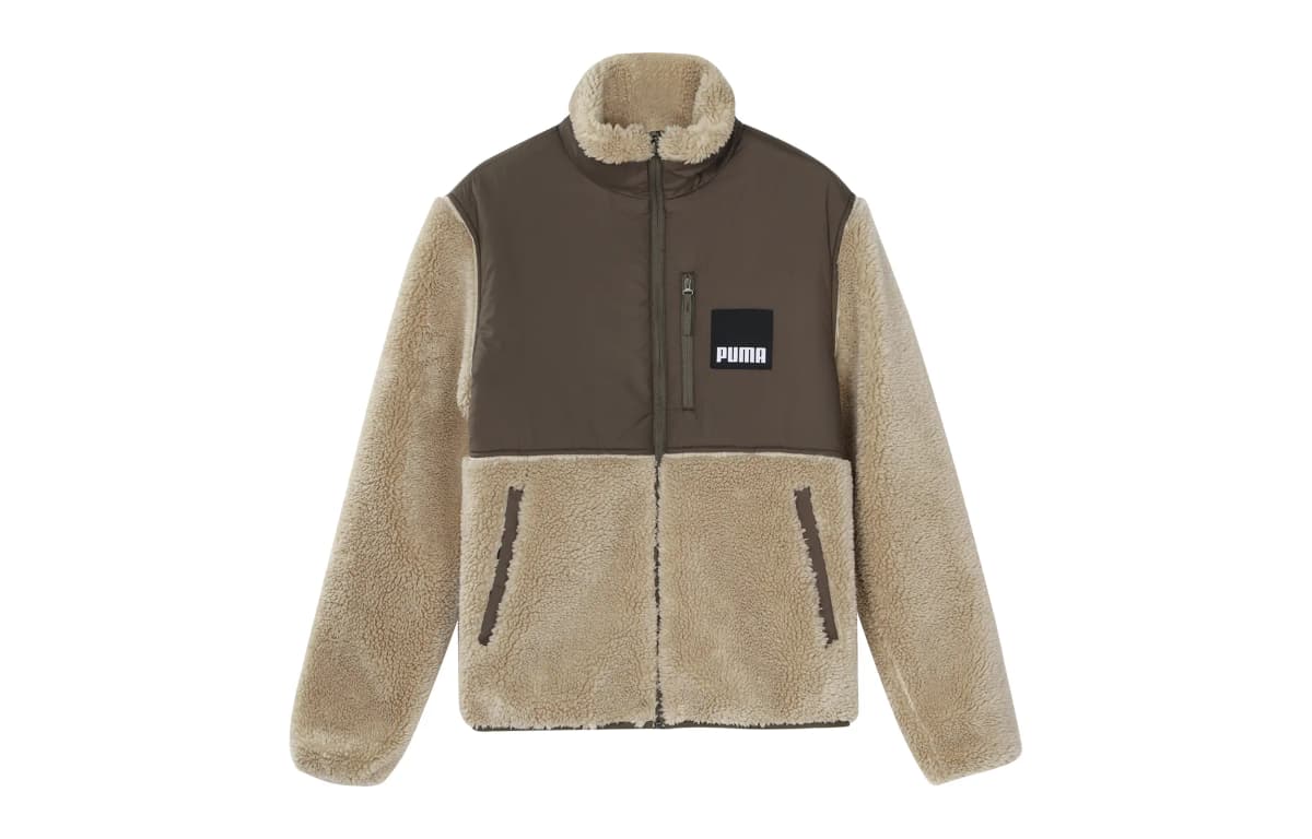 PUMA Velvet Jackets Men Brown