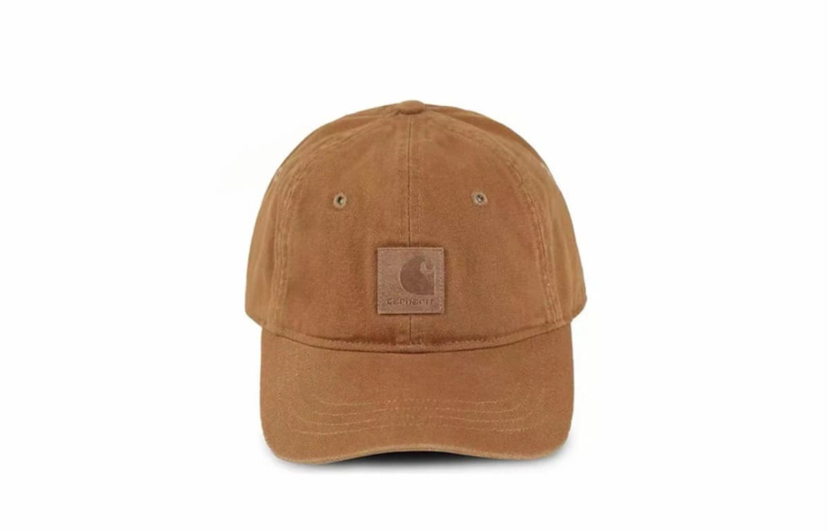 Carhartt Cotton Baseball Caps Men's Khaki Red 5