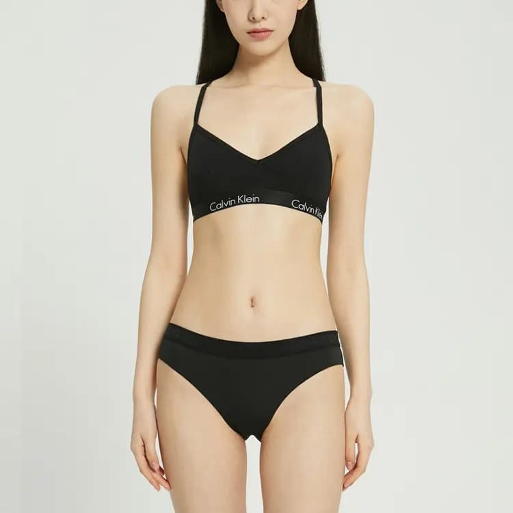 Calvin Klein Büstqalter Qadın Qara 3
