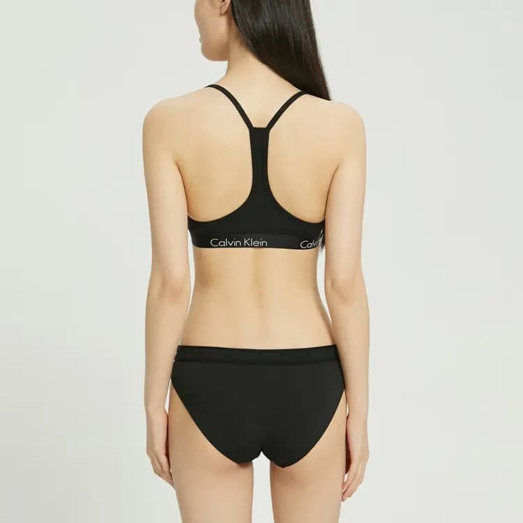 Calvin Klein Büstqalter Qadın Qara 4