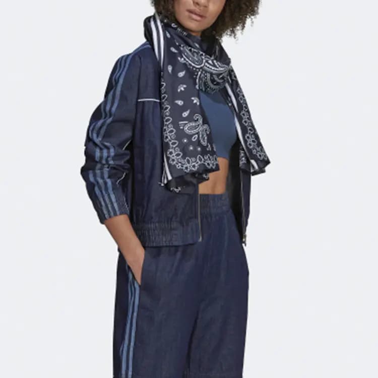 Adidas Originals Cropped Coats Women's Indigo 3
