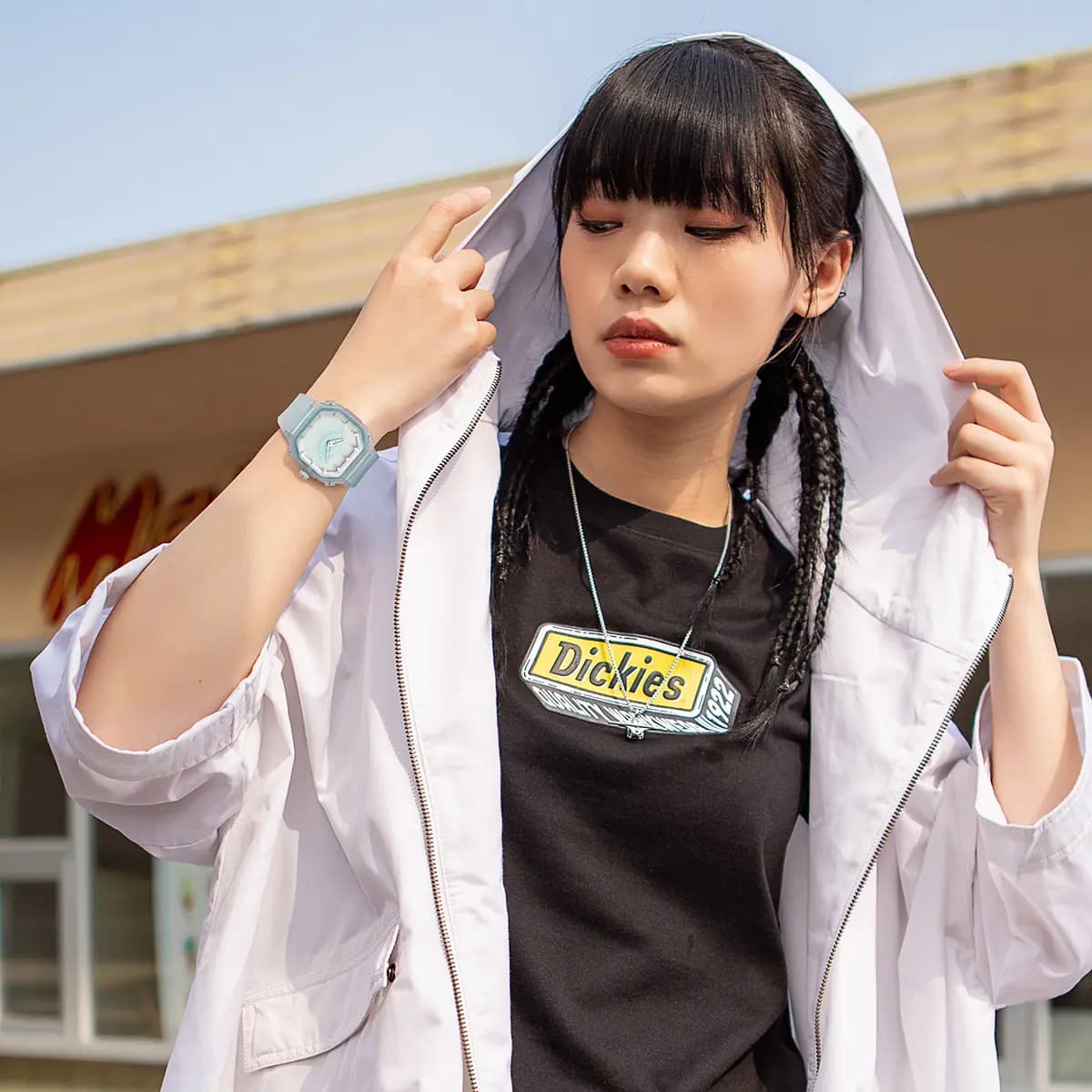 Dickies Unisex Qol Saatı Qara 26
