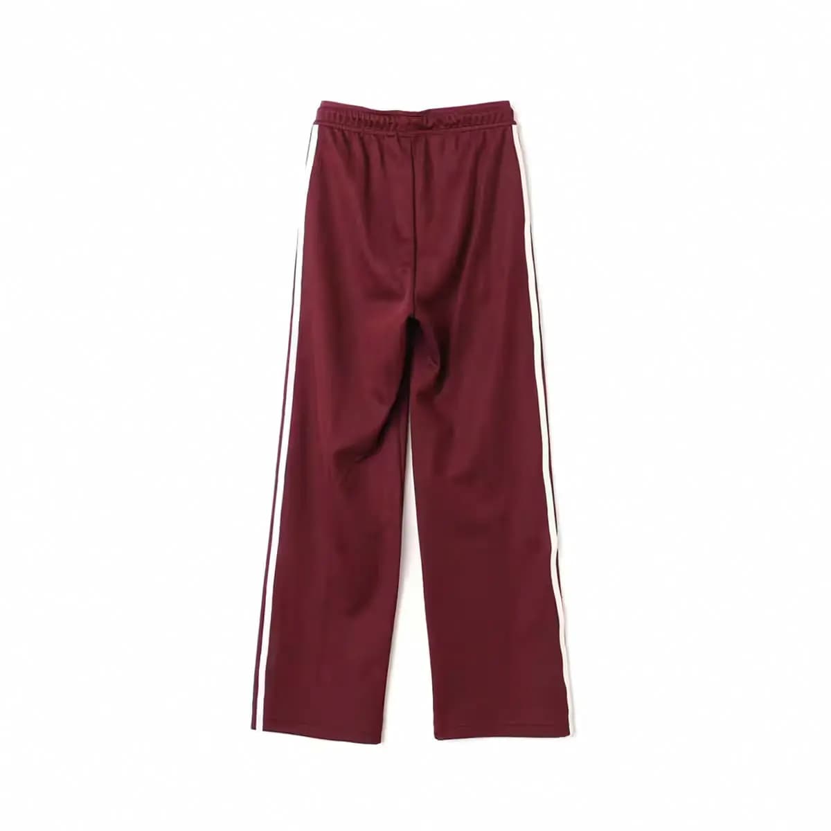 adidas originals x Sporty & Rich Collaboration SS25 Fashion Comfort Stripe Track Pants Unisex Burgundy 2
