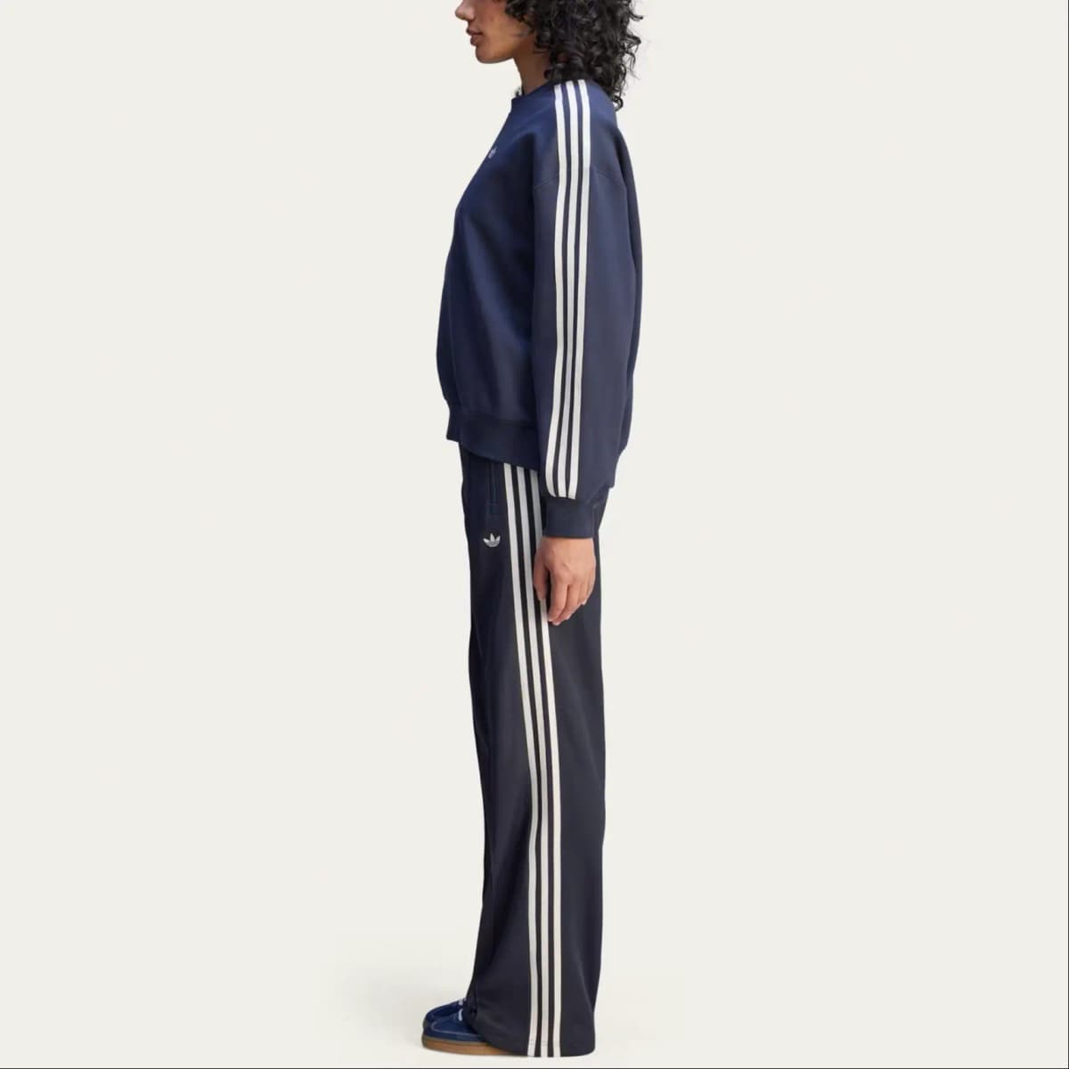 adidas Originals x Sporty & Rich İdman Şalvarı Unisex Tünd Göy 5