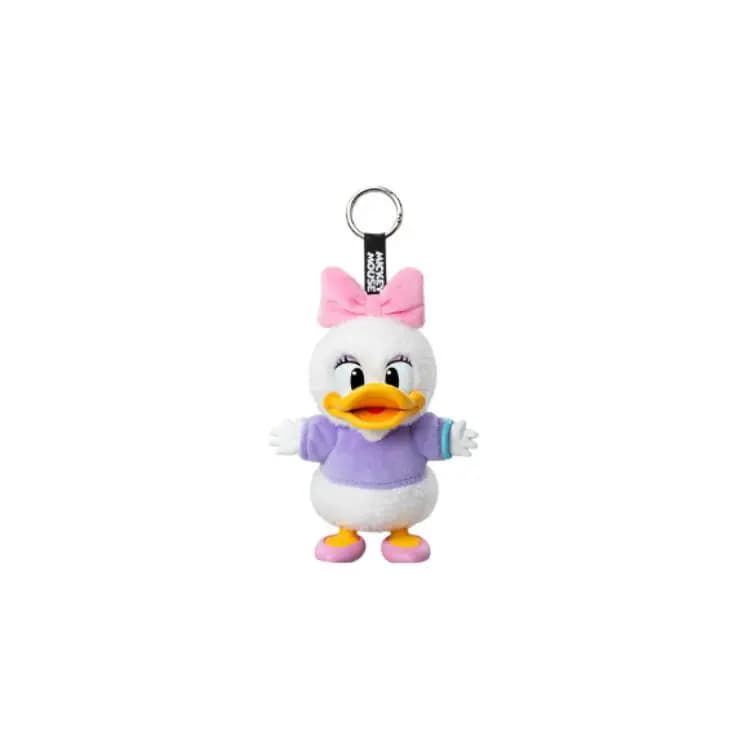 POP MART Mickey Family Vinyl Plush Keychain Cute Blind Box Single Blind Box/Full Box of 8