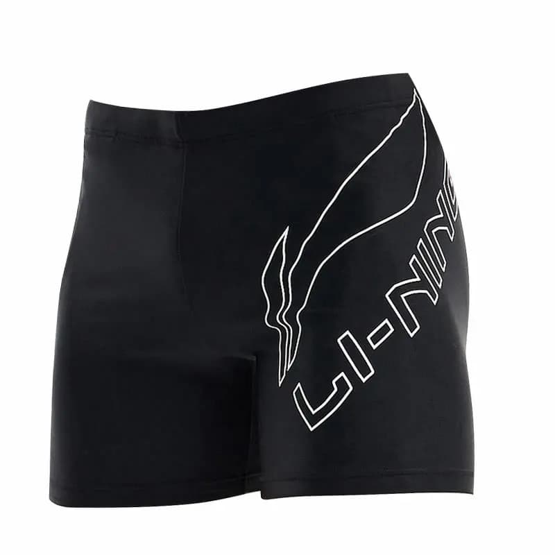 Li-Ning Professional Quick-Dry Racing Competition Training Swimsuit Set Men's Black 5