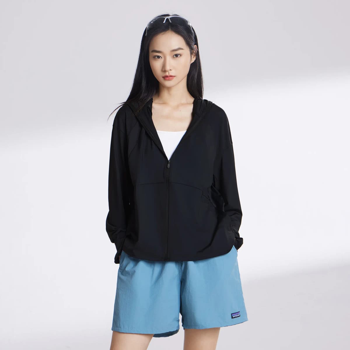 CAMEL Jelly Series Lightweight Breathable Quick-Dry Cool Feeling Original Yarn UPF1000+ Stretch Hooded Sun Protection Jacket Women's 8