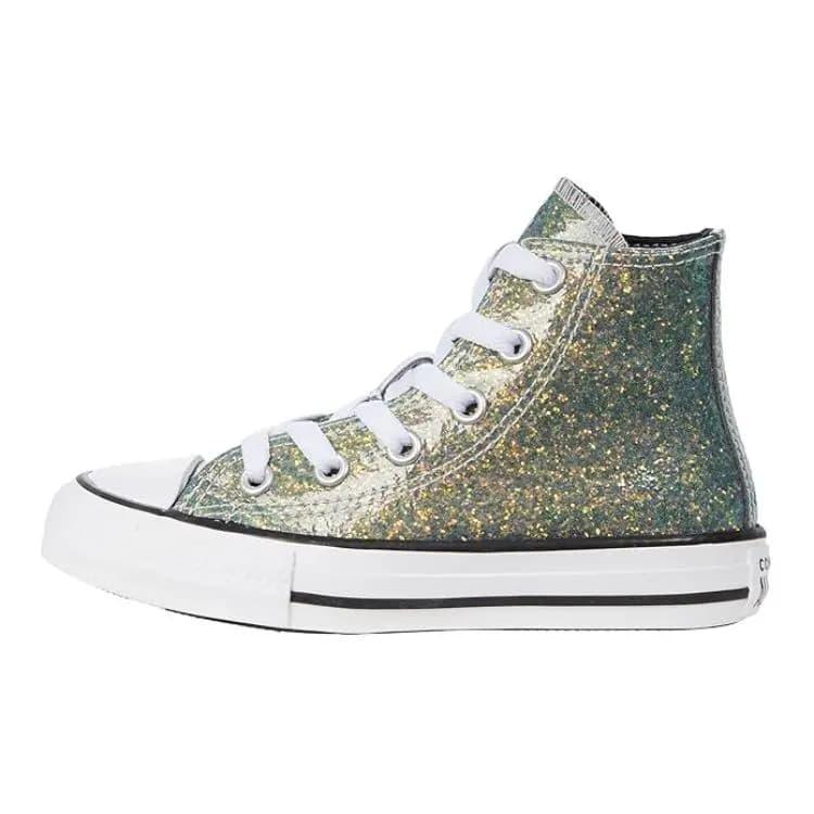 Converse All Star Yüksək Boğazlı Uşaq Kətan Ayaqqabısı Qızılı