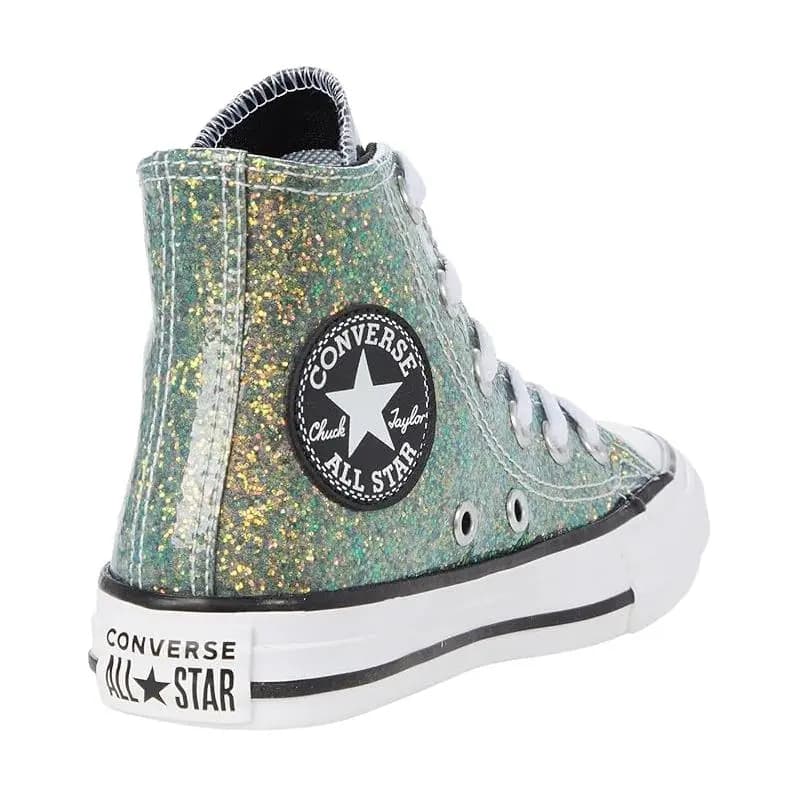 Converse All Star Yüksək Boğazlı Uşaq Kətan Ayaqqabısı Qızılı 3