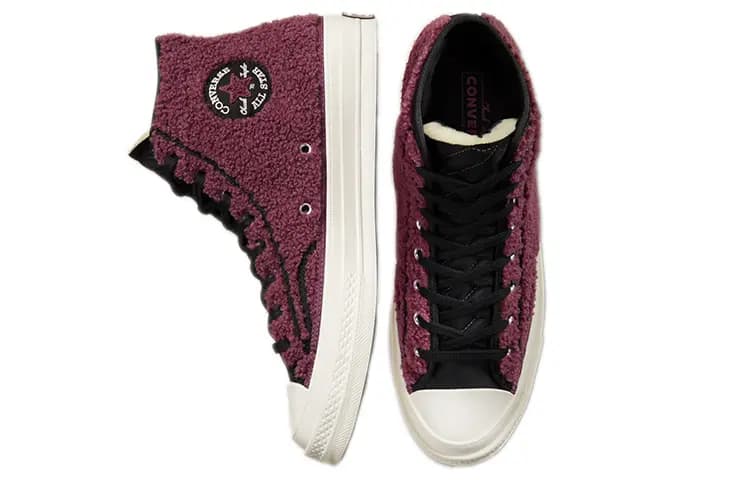 Chuck 70 Converse High Sherpa Shadowberry 4