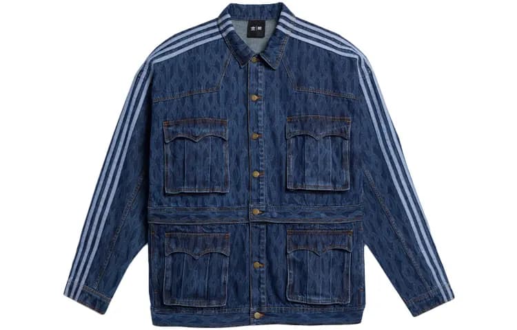 Adidas Originals Ivy Park Monogram Cins Pencək 6