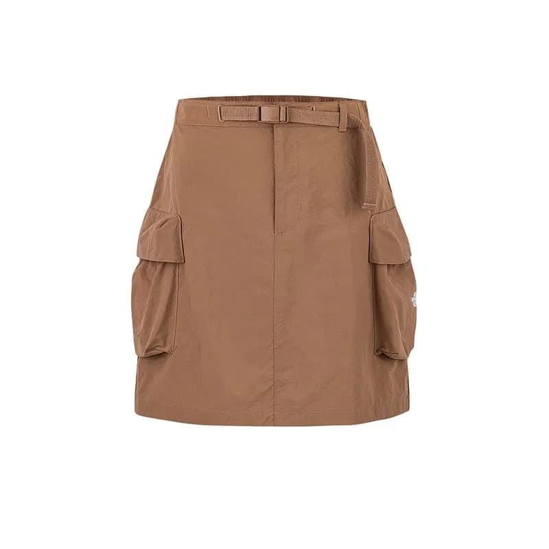 THE NORTH FACE Cargo Skirt Qadın Krem/Qəhvəyi