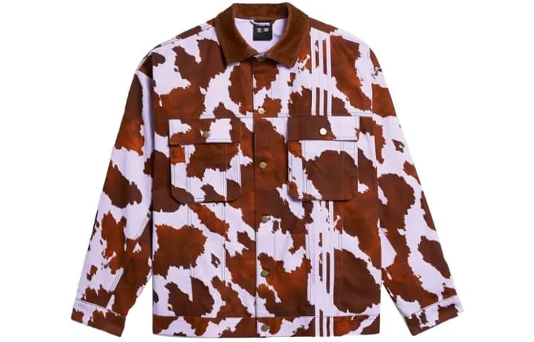 Adidas Originals Ivy Park Denim Pencək İnək Naxışlı/Bənövşəyi