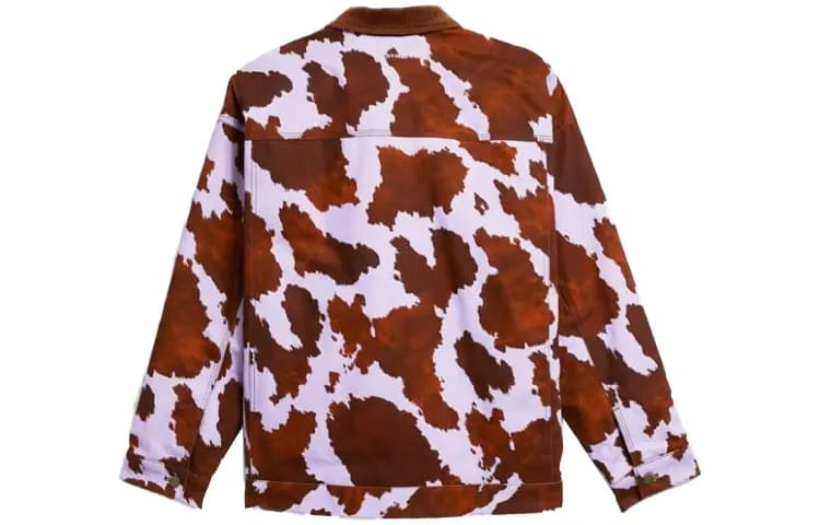 Adidas Originals Ivy Park Denim Cow Print Jacket All Gender Aop Cow Hide/Purple Glow 2
