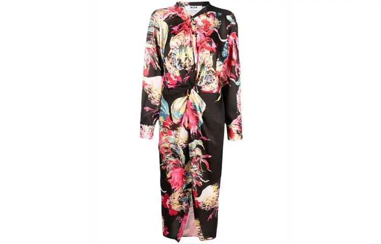 MSGM Long-Sleeved Dresses Women's Black