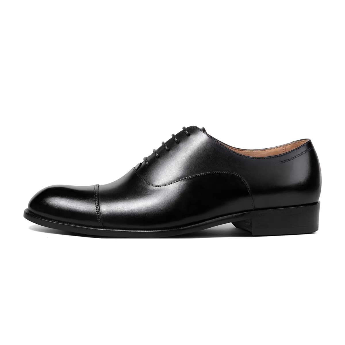 THOM WILLS British Style Calfskin Oxford Shoes Dress Shoes Men's Black