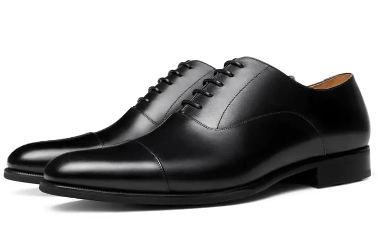 THOM WILLS British Style Oxford Ayaqqabısı Kişi Qara 2