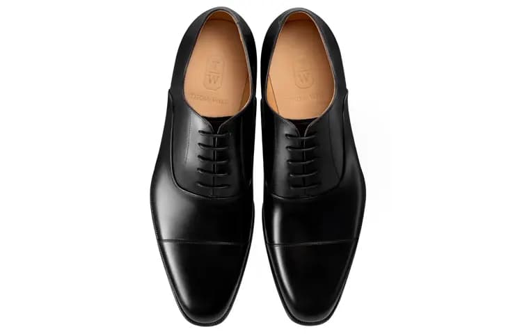 THOM WILLS British Style Oxford Ayaqqabısı Kişi Qara 3