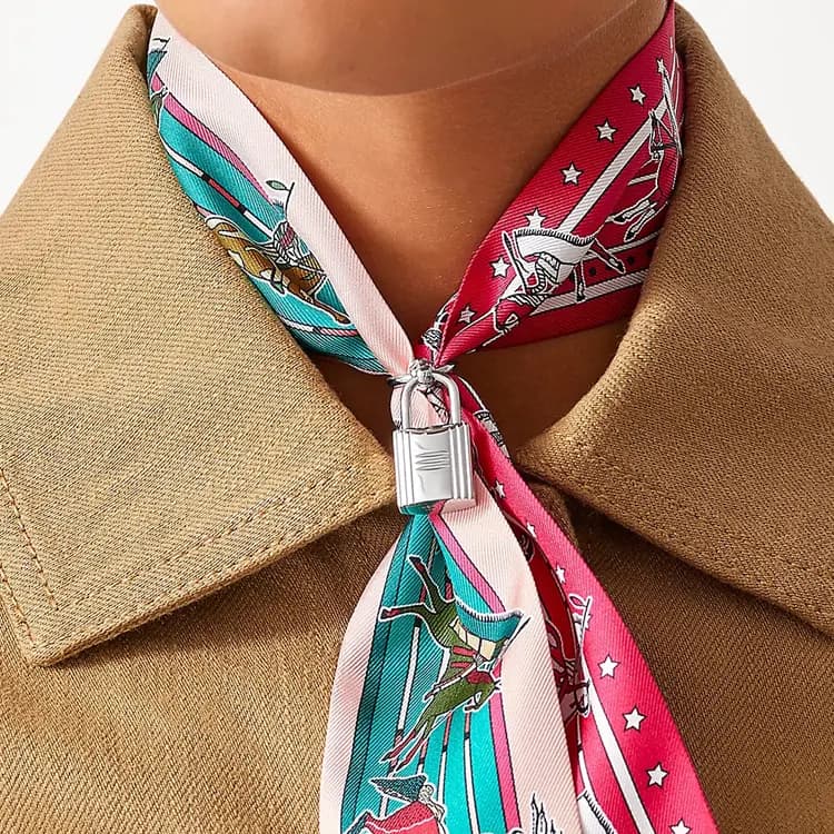 HERMES Kelly Twilly Aksesuar Unisex Gümüşü 2